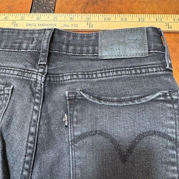 Levi’s (26/2) 711 Skinny Jeans - Black Classic Stretch Denim - Picture 3 of 7